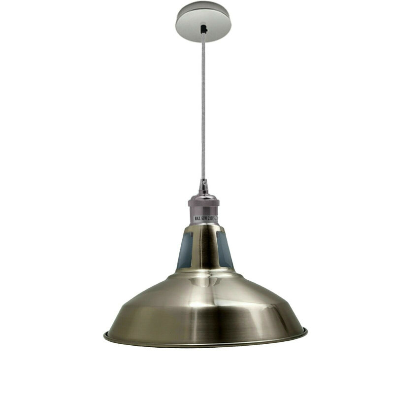 Rosecrest 1 - Light Dome Pendant, Satin Nickel