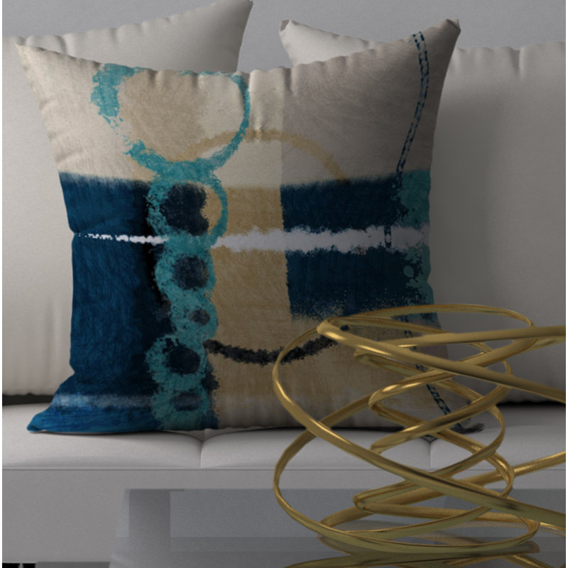 Housse de coussin décorative carrée luxueuse et encastrée, 24 po x 24 po