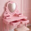 Brenda Dressing Table with Mirror-678542554