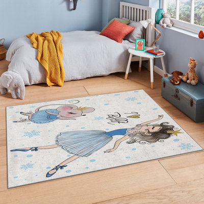 Tapis luxueux (4 pi x 6 pi), 100% polyester, 740 g / m² | Éponge stratifiée antidérapante pour le confort | Antibactérien, facile à nettoyer, lavable à la machine à 86 ° F | Parfait pour le salon et la chambre à coucher