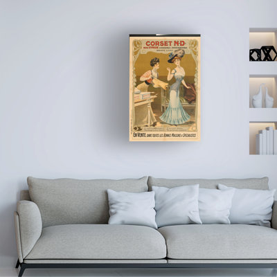 De Nyrs Corset N.D., 1905 Canvas Art