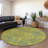 Zena Yellow Washable Indoor-Outdoor Rug - -70441471