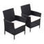 Outdoor Patio Dining Armchair with Cushion