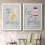 So So attrayant - ensemble de 2 pièces d'art textuel sur toile-668943467-668943461
