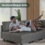 Canapé modulaire en L rembourré 4 pièces Tomario-70570224