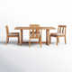 Melrose Rectangular 4 - Person 70.8" Teak Dining Set with Cushions