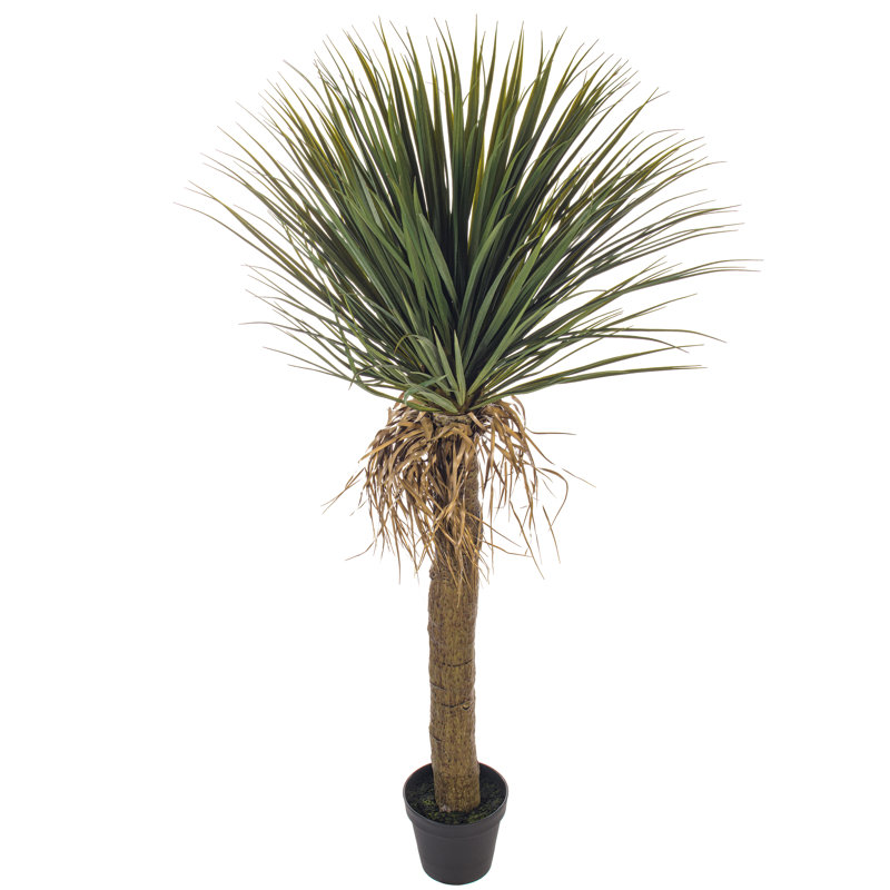 Yucca artificiel vert 62 po en pot, 62"