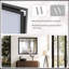 Miroir mural avec cadre en aluminium-1626316880