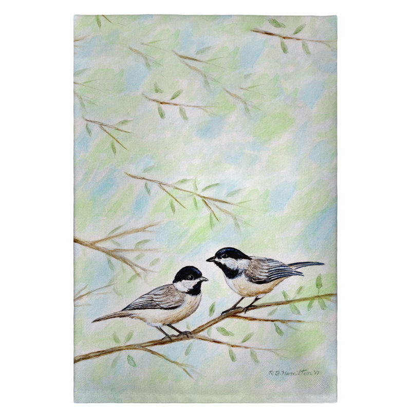 Serviette à main dick chickadees Benedicte