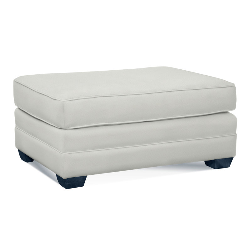 Repose-pieds standard rectangulaire Bedford, Brown Geometric, 0456-33, Marine
