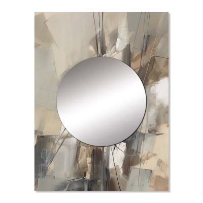 Abstract Design Shapes I - Abstract  Mirror Wall Decor MTMIR61940