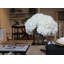 White Hydrangeas In Clear Glass Cylinder Vase-875334990-875334991