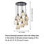Nickelson 8 - Light Cluster Bell Pendant