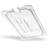 Carlisle Food Service Products Universal™ Rectangle Plastic Container Lid