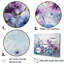 Pensées mauves Blooming Field I - Ensemble de décoration murale champ de fleurs-107736429-107736434