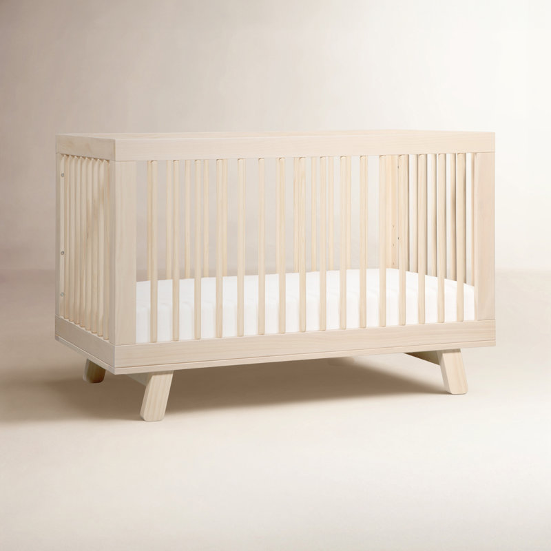 Hudson 3-in-1 Convertible Crib, Washed Natural