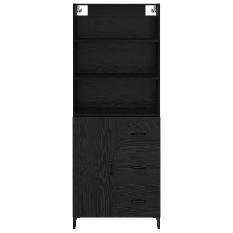 69.5cm Sideboard, Black Oak