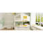 Lit simple superposé au-dessus d'un lit blanc avec fonction de sommier - Bois massif robuste pour une chambre à coucher distinctive et polyvalente-130040665