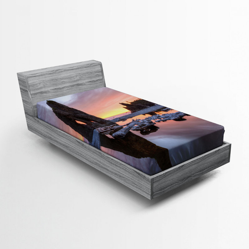 Drap-housse bois flottant, Drap-housse simple TG