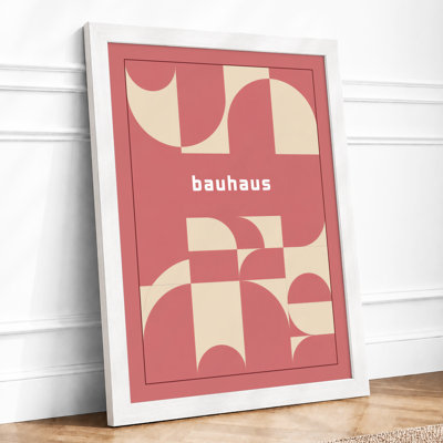 Bauhaus Geometry Geometric - Framed Print