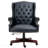 Tufted Black PU Leather Executive Office Chair Game Chair with 5-Point Base