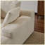 Modern Plush Corduroy Upholstered Sleeper Sofa Daybed with 3 Throw Pillows and Wide Armrest for Living Room-752925300