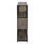 Barbi 114.5cm H x 75cm W Powder-coated Metal Geometric Bookcase