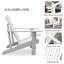 Chaise Adirondack en bois Outsunny-2121481236