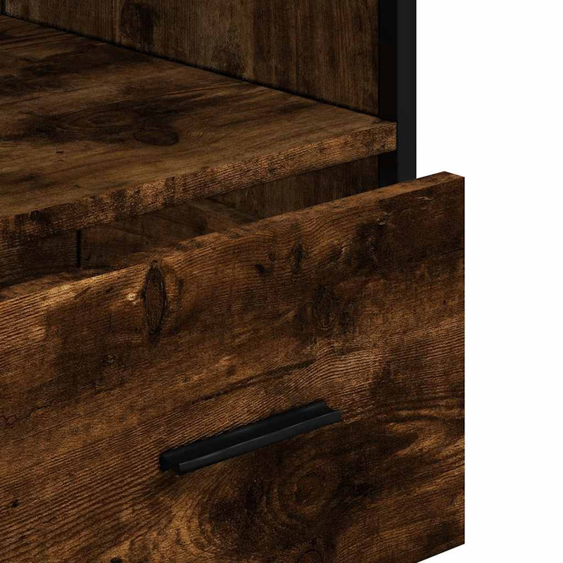 Bathroom Cabinet, Smoked Oak
