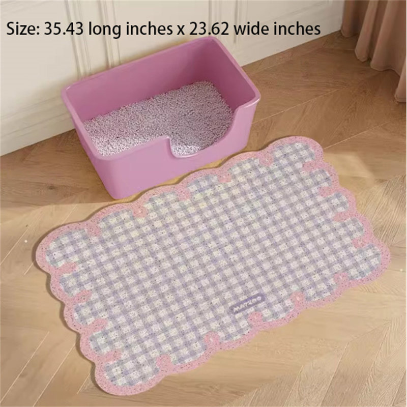 Plastic Litter Mat, 0.11" H x 35.43" W x 23.62" D