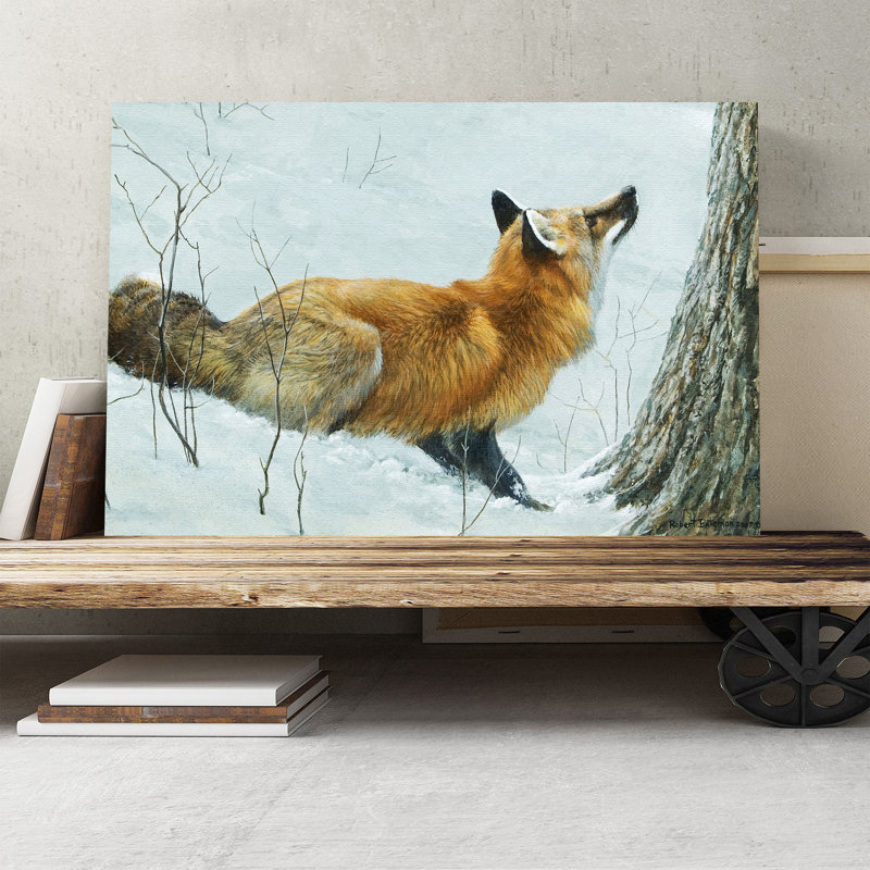 Fox by Robert Bateman - Wrapped Canvas, 40cm H x 60cm W