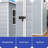 Outdoor Vertical Storage Shed with Windows-119478024