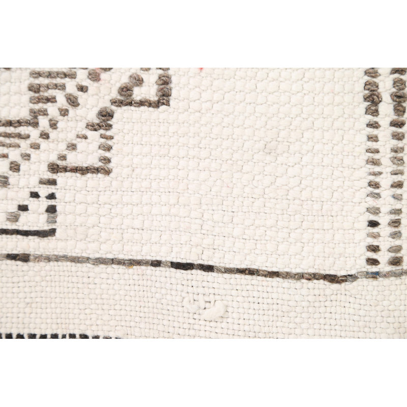 One-of-a-Kind 5'6" X 10'11" 1940s Wool Area Rug in