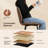 Upholstered Counter Stool With Metal Frame-855703122-856269033