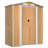 Alverda 192Cm W x 108Cm D Metal Apex Tool Shed-1461334013