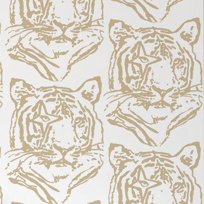 Star Tiger 30' L x 27" W Wallpaper Roll