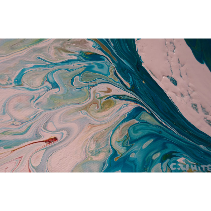 'Alluvium' - Wrapped canvas Painting Print