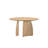 Marlow Sculpted Base 54" Round Wood Dining Table-1991659549