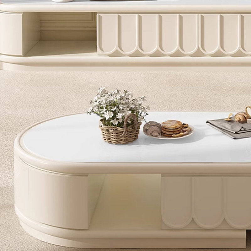 Butter wind rock board telescopic end table