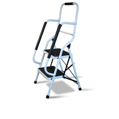 2 - Step Metal Folding Step Stool