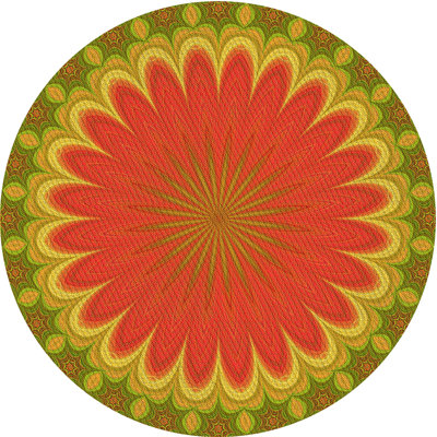 Tapis jaune tissé à la machine