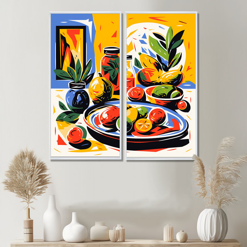 Impression sur toile Guacamole, H 32 po x l 32 po, Impression encadrée flottante, Blanc