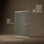 Elate Sliding Shower Door, 70-1/2-In H X 56-1/4 - 59-5/8-In W, With 1/4-In Thick Crystal Clear Glass-1254418683