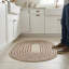 Tapis tressé en coton bordeaux Raleigh-1200288820-1200288826