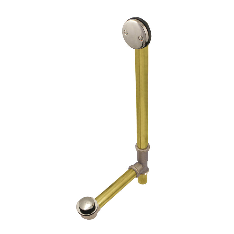 Baignoire et trop-plein Kingston Brass, Nickel poli