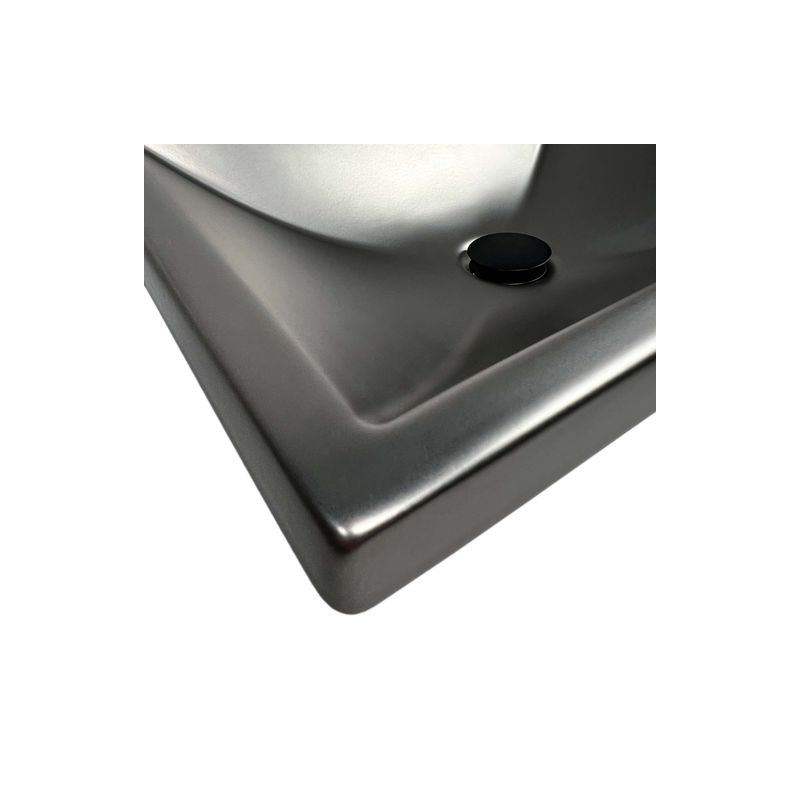 Amara 20" Single Bathroom Sink, Platinum