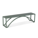 Montauk Metal Bench, Taupe