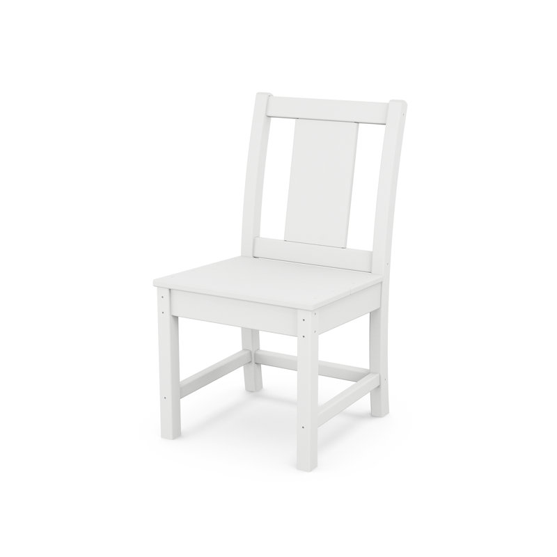 Patio Dining Side Chair, White