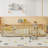 Twin Montessori Floor Bed Natural Rubber Wood Fence-290653702-290653701