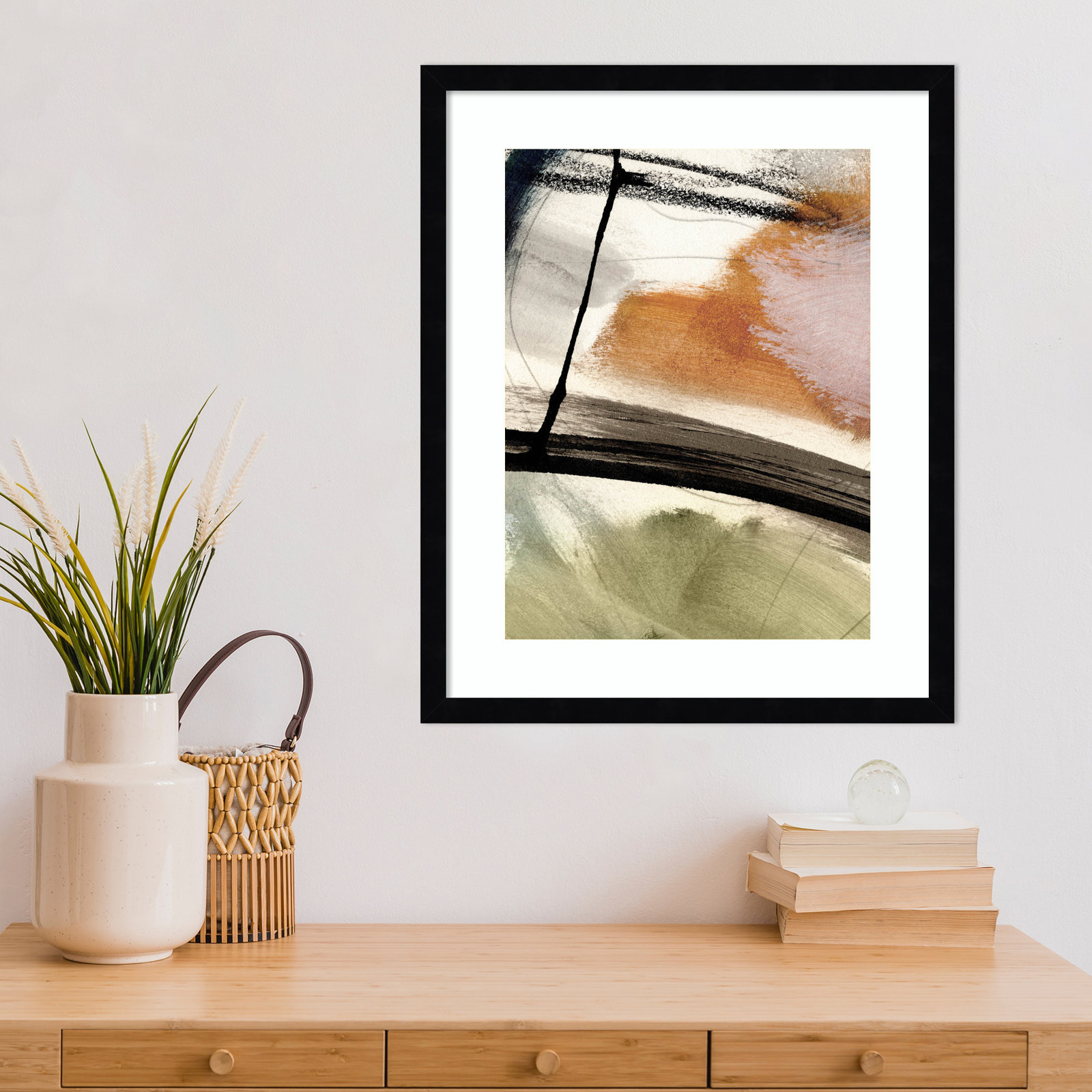 Light No 2 by Dan Hobday Wood Framed Wall Art Print, Black, 21" H x 17" W